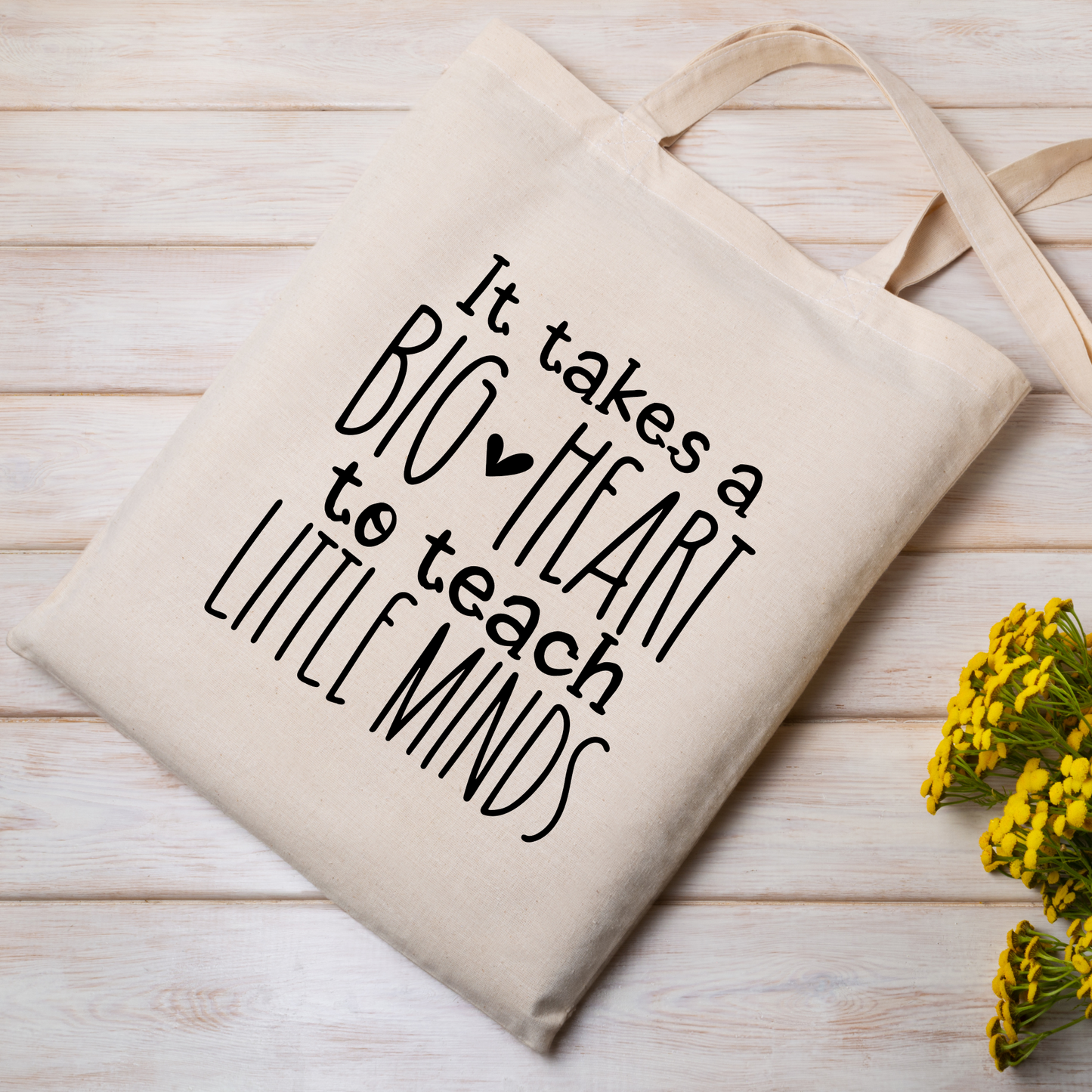 Teacher themed tote bag